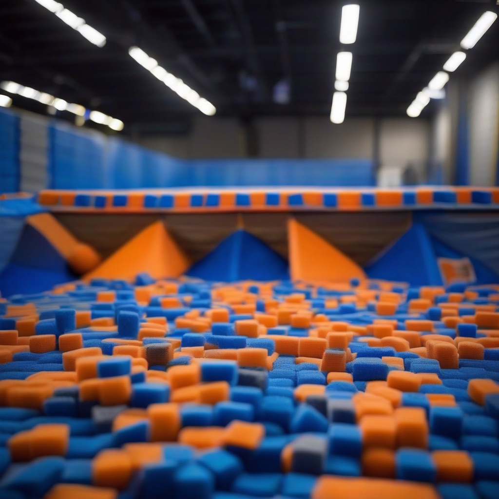 Deep foam landing pit